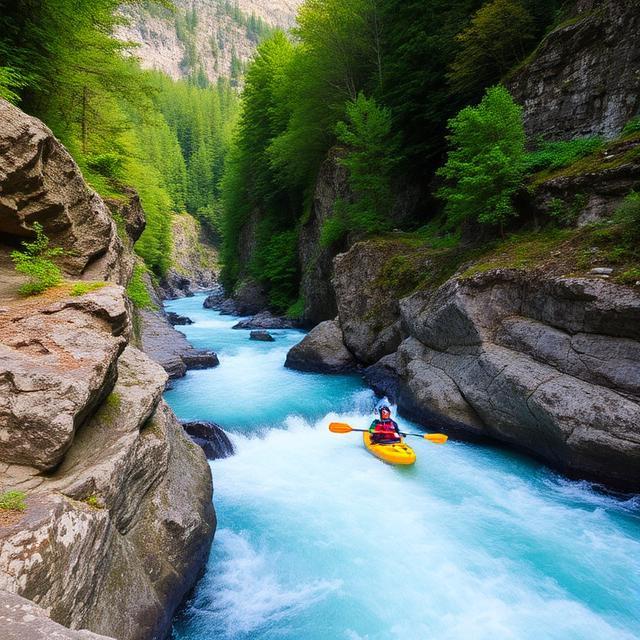 Class V Whitewater Kayaking in the Swiss Alps | Extreme Alpine River Adventures