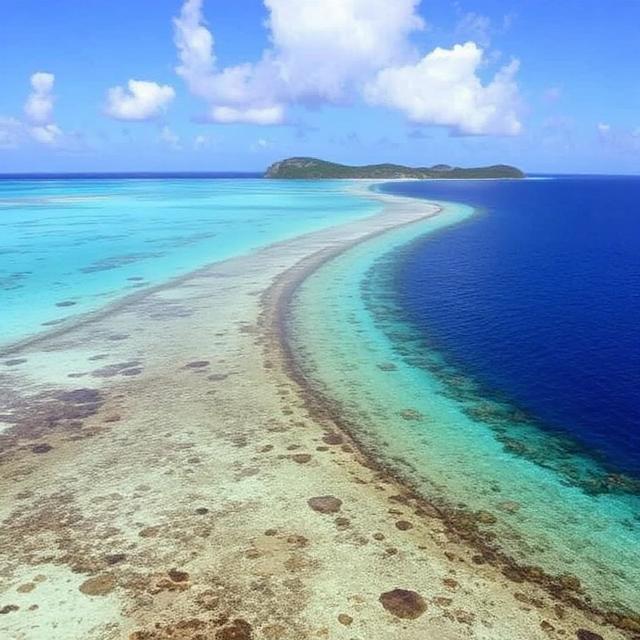 Pigeon Island Coastal Reef Edge