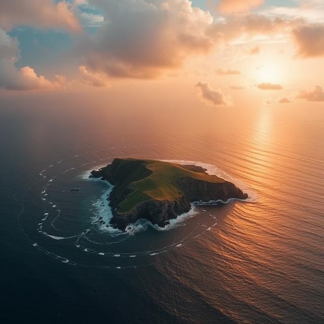 Current Lines Around the Island