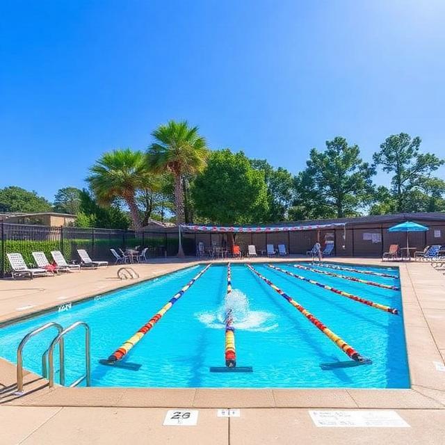 Swim in the Seasonal Olympic-Size Pool