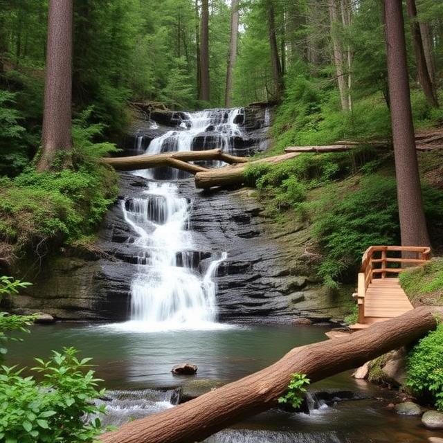 Walk Along Lodge Falls