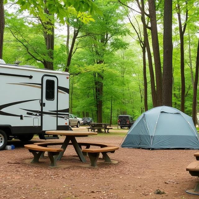 Camp in RV, Tent, or Primitive Sites