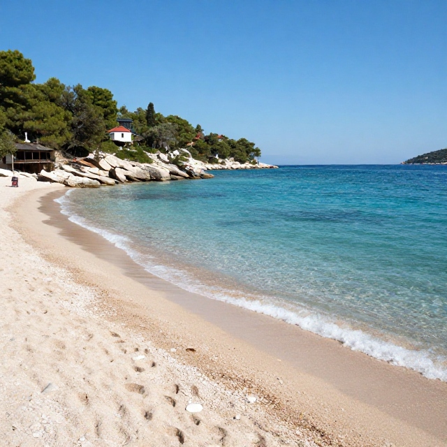 Mlini Beach, Pakleni Islands, Croatia