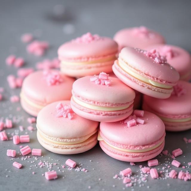 Cotton Candy Macarons