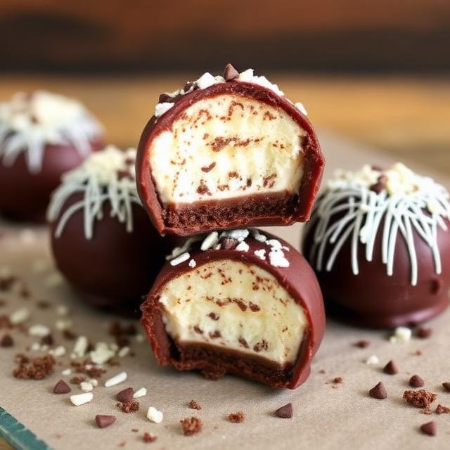 Chocolate Cheesecake Bombs
