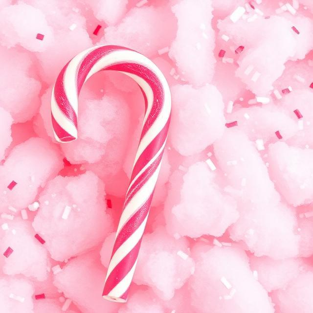 Cotton Candy Candy Cane (Peppermint)