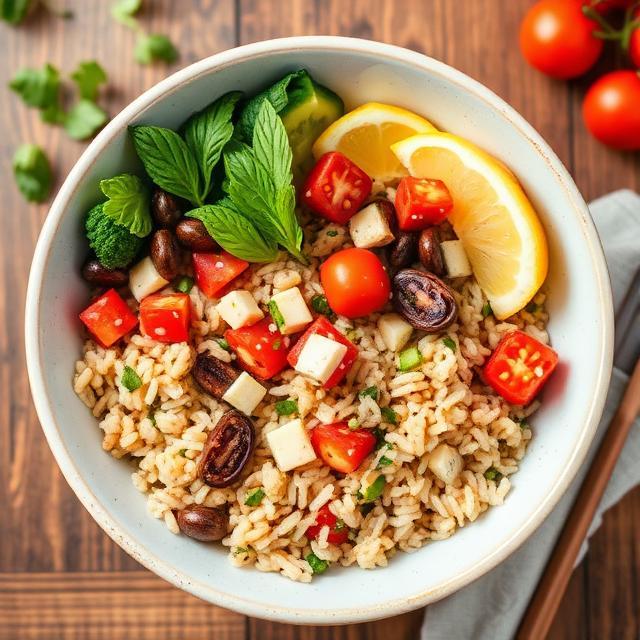 Rice and Black Bean Bowl