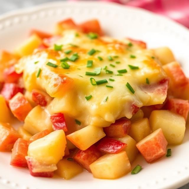 Cheesy Scalloped Red Potatoes