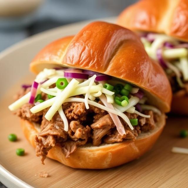 Pulled Pork & Coleslaw Croissant