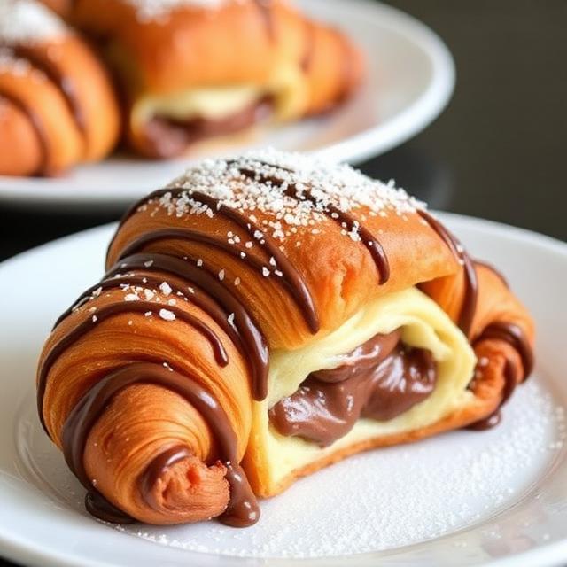 Chocolate Hazelnut Croissant (Nutella)