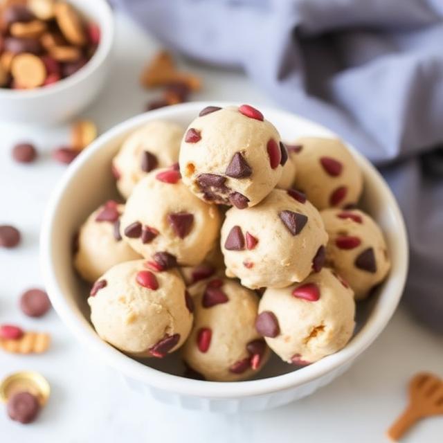 Trail Mix Yogurt Protein Bites