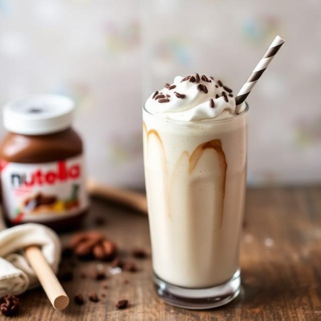 Nutella Cheesecake Milkshake