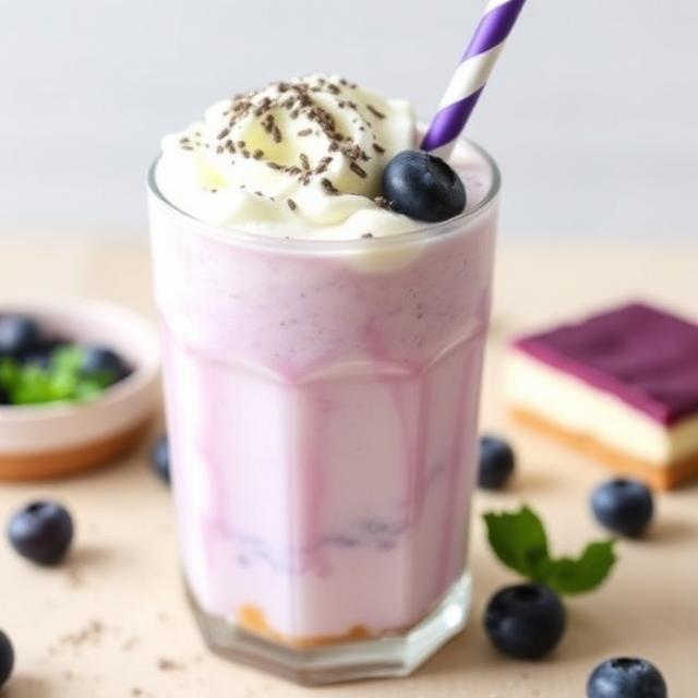 Blueberry Cheesecake Milkshake