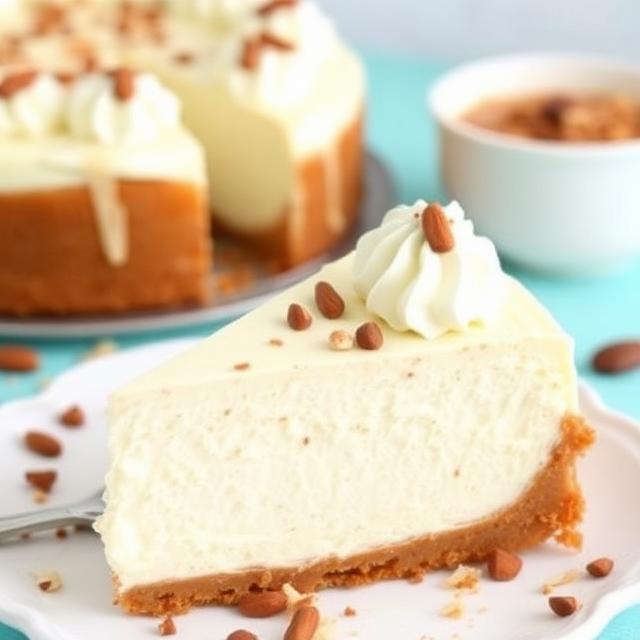 Almond Joy Coconut Cheesecake
