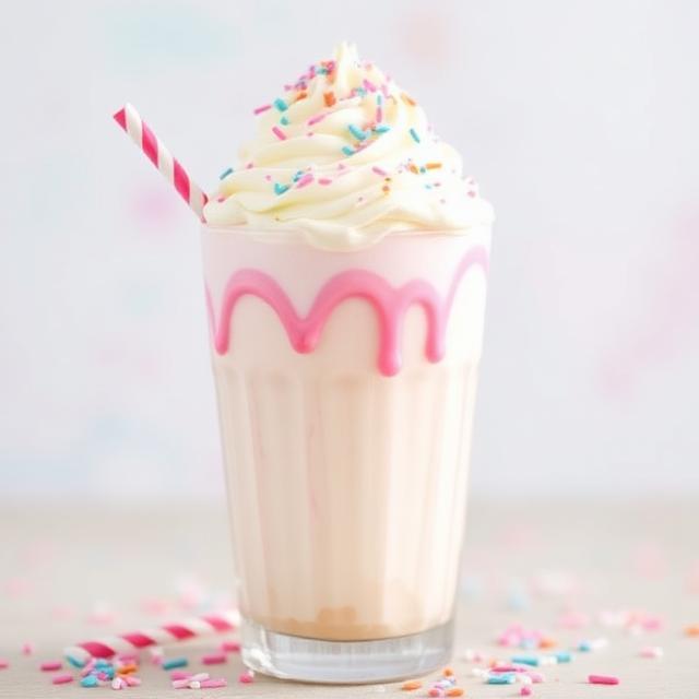 Cotton Candy Cheesecake Milkshake