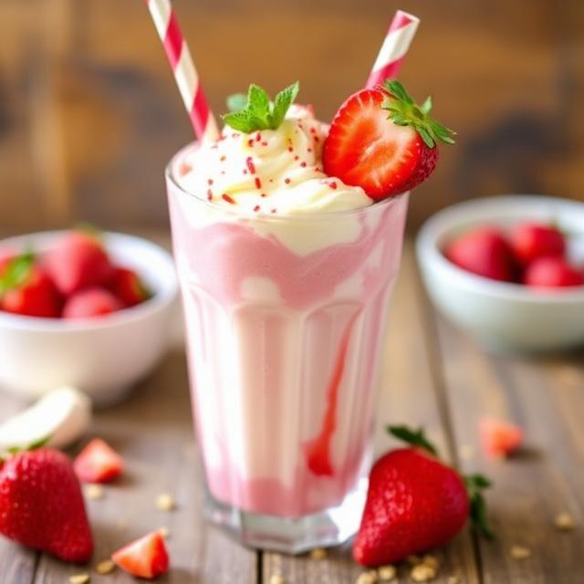 Strawberry Cheesecake Milkshake