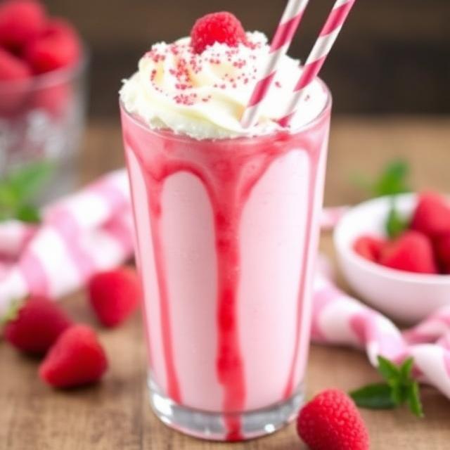 Raspberry Cheesecake Milkshake