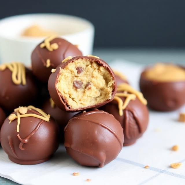 Chocolate Peanut Butter Yogurt Balls