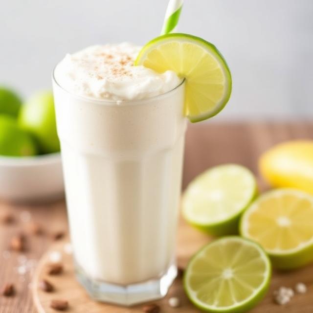 Coconut Lime Cheesecake Milkshake