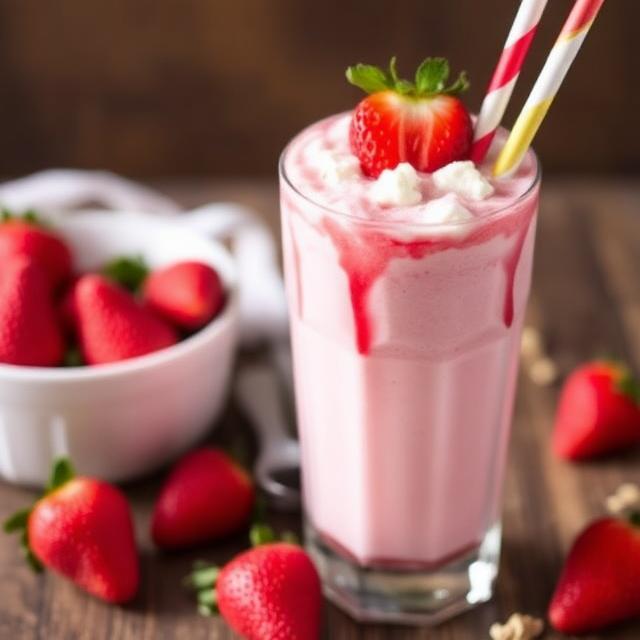 Strawberry Cheesecake Frappé