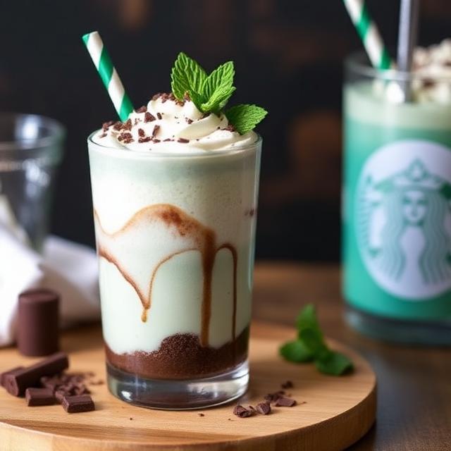 Mint Chocolate Cheesecake Frappé
