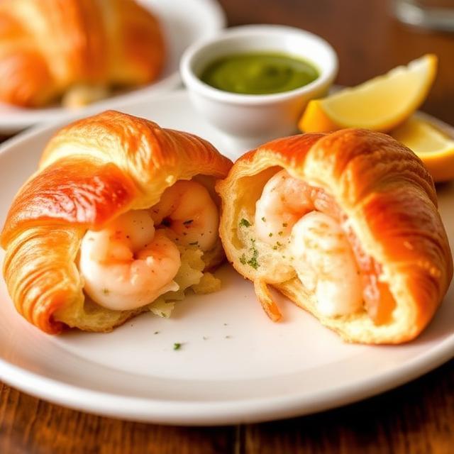 Shrimp & Garlic Butter Croissant