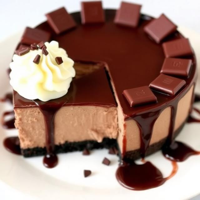 Hershey’s Chocolate Bar Cheesecake