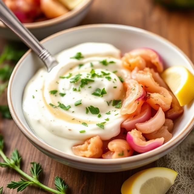 Mediterranean Garlic Yogurt Bloomin’ Onion Sauce
