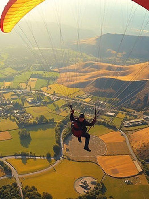 Paragliding Over the Central Valley
