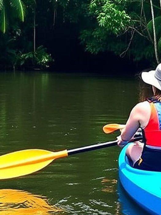 Kayaking in Tortuguero National Park
