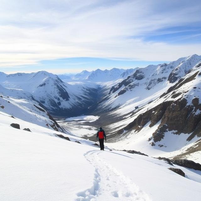 Baffin Island → Akshayuk Pass -Arctic Wilderness Trek snow