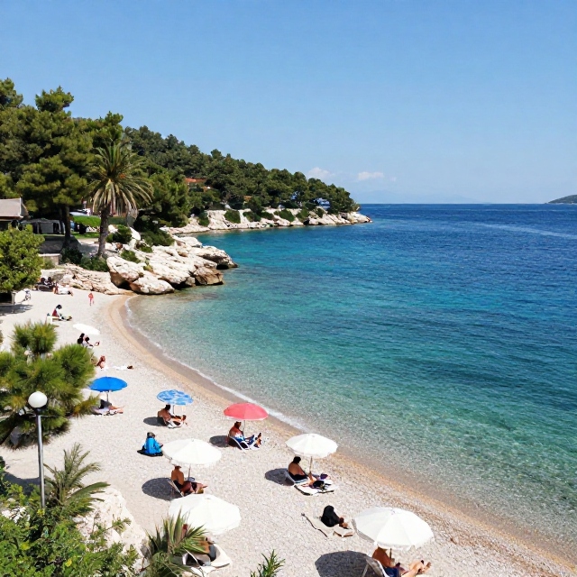 Pokonji Dol Beach, Hvar Island, Croatia
