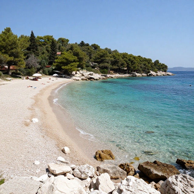 Proizd Island Beaches, near Vela Luka, Croatia