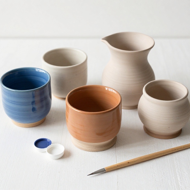 Pottery Glazes and Decorating Materials