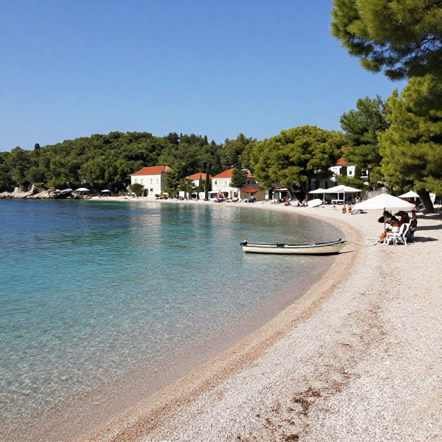 Rajska Plaža, Rab Island, Croatia