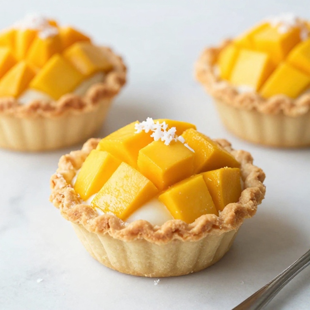 Mango Coconut Pie