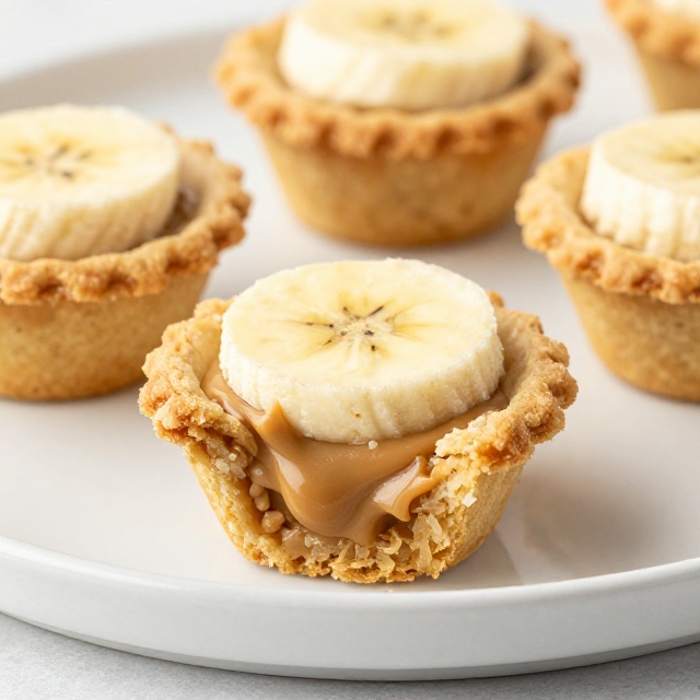 Peanut Butter Banana Energy Pies