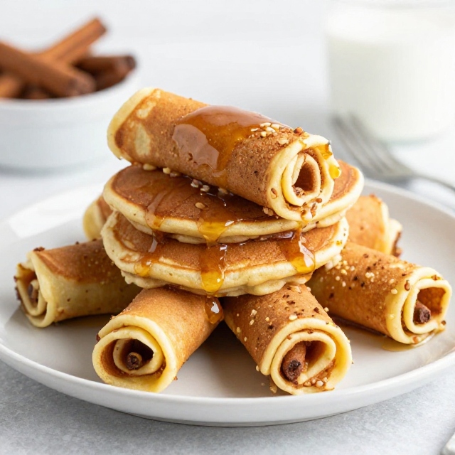 Cinnamon Roll Pancakes